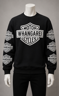 “WHG/MC” HEAVYWEIGHT CREW NECK SWEATER- BLACK