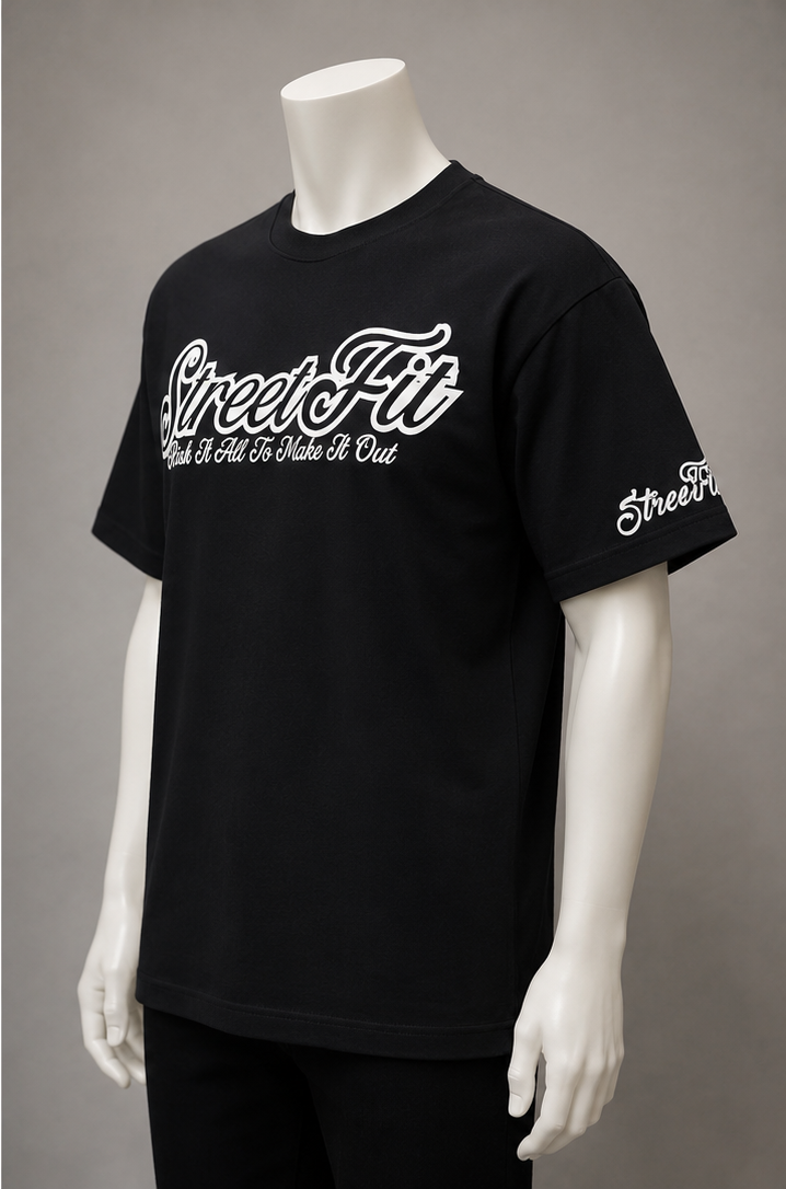“STREETFIT.STYLE” MEN'S HEAVYWEIGHT SHORT SLEEVE TEE